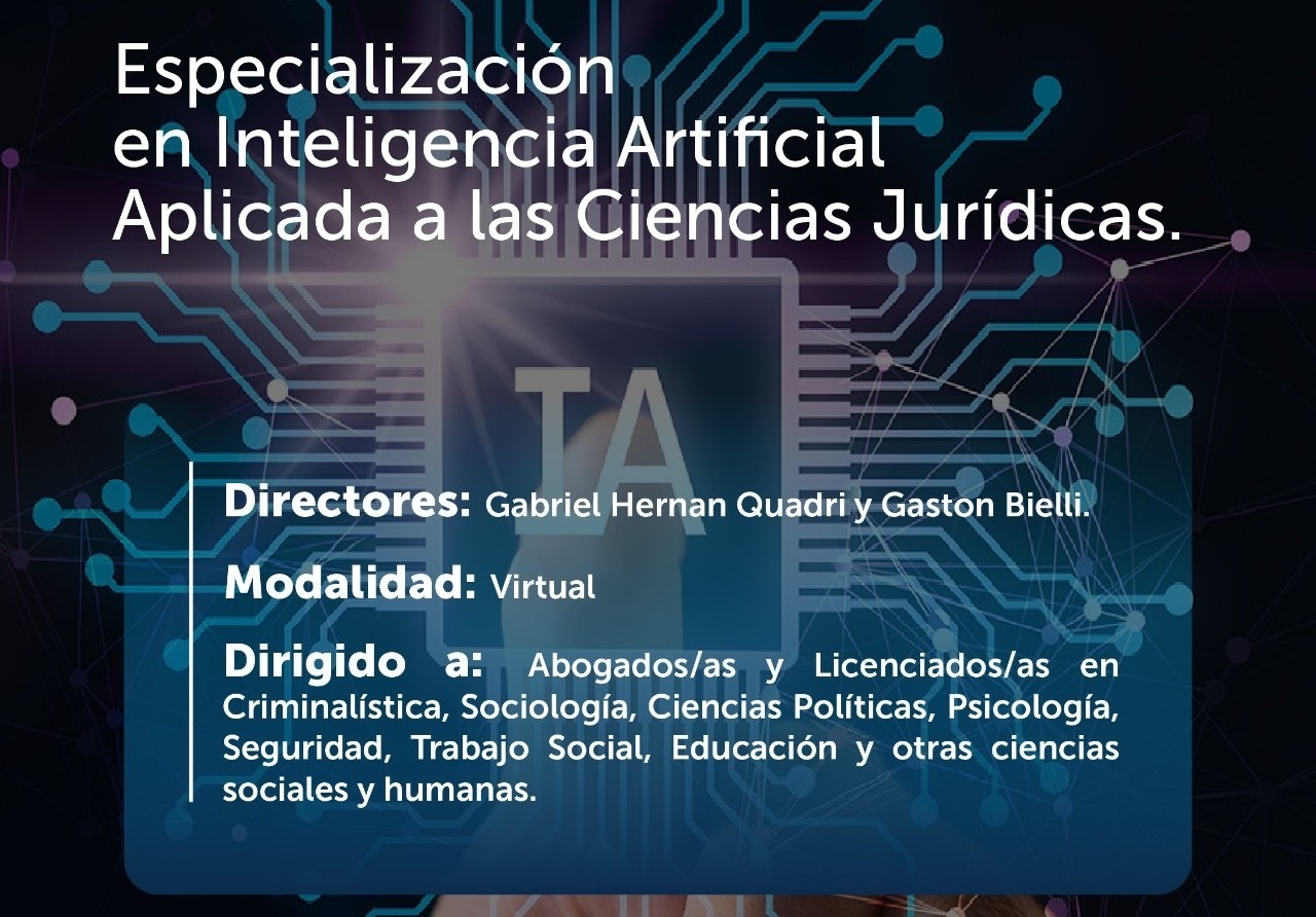 2025 Especialización en IA aplicada a las Cs. Jurídicas